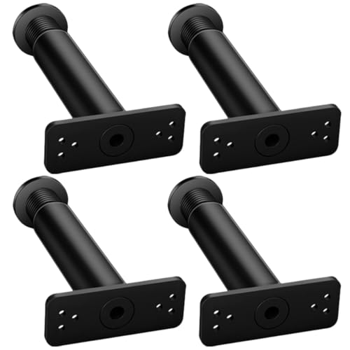 SOESFOUFU Patas Ajustables para Marco de Cama 4 Piezas 20-37 Cm Soporte Central de Cama Patas de Mueble Extensibles Reemplazo para Somier Soporte Robusto para Dormitorio