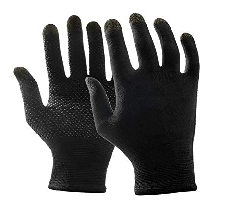 AJES Professional Gaming Gloves, Pack of 1, Silver