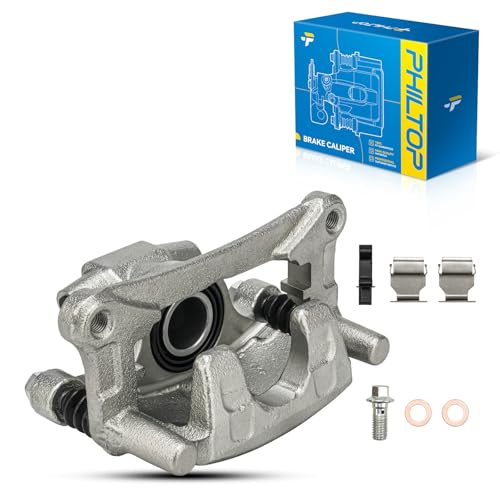 Image of PHILTOP Brake Caliper Rear Right Compatible with 2007-2013 Mitsubishi Outlander, 2009-2015 Mitsubishi Lancer, 19-B3585