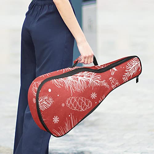 Housse pour ukulélé avec flocons de neige blancs et fond rouge – Rembourrage en éponge de 10 mm d’épaisseur – 53,3 cm… - Les Beatles, Paul McCartney, John Lennon, RIngo Starr, George Harrison Housse pour ukulélé avec flocons de neige blancs et fond rouge - Rembourrage en éponge de 10 mm d'épaisseur - 53,3 cm… – Image 7