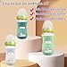 4 Pack Silicone Sleeves for Avent Natural Glass Baby Bottles, Anti Breakage Baby Bottle Holder, Compatible with Philips Avent Glass Natural Baby Bottle, BPA Free (Purple, 4 OZ)