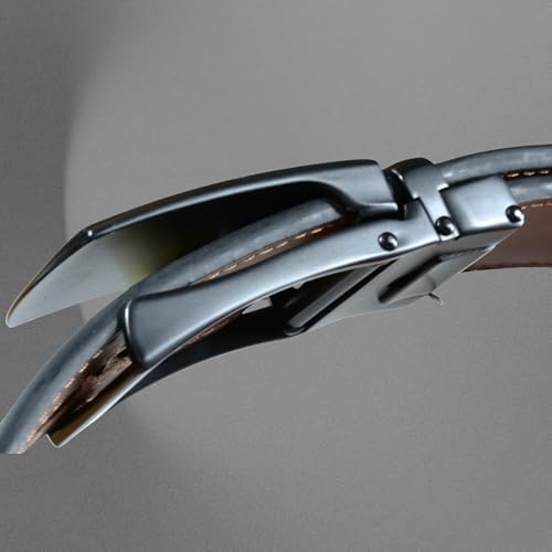 Personalized Top Grain Leather Ratchet Belt for Men, Customized Gifts for Him, Mens Adjustable Belts Leather3