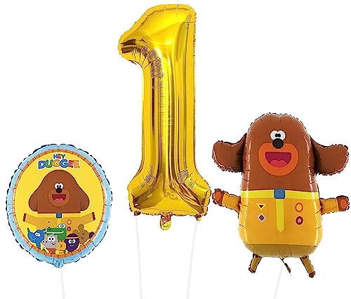 Toyland Dino-Ballon Set – 1x T-Rex & 1x Zahlenballon, Je 40 Zoll, Grün, Für Kindergeburtstag