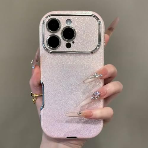 Coque paillettes iPhone 14 Plus violette pour vos soirées branchées - 2