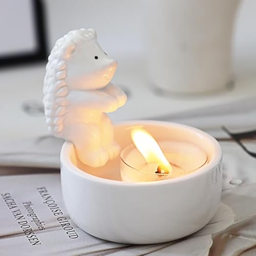 Bougeoir en céramique hérisson diffuseur bougie parfumée salon