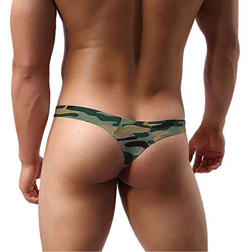 Voberry Sexy onderbroek voor heren, superdun, ademend ondergoed, sexy, lage taille, retroshorts - Afbeelding 3