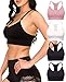 Barbra Lingerie Wireless Racerback Yoga Sports Bra Seamless Bralette Medium - Plus Size