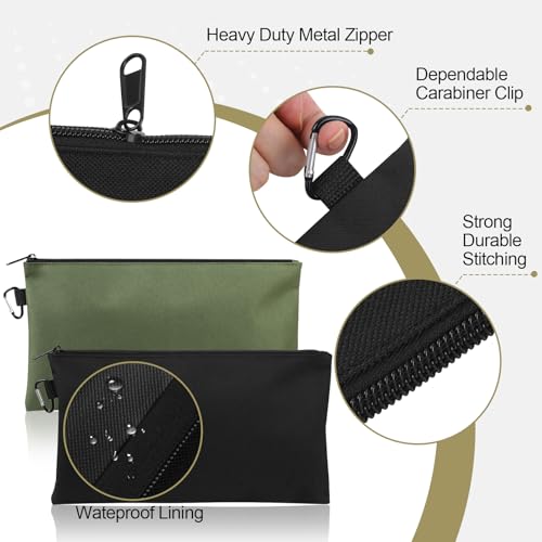 Coidea 4 Pack Tool Bag, Premium Tool Pouch Zipper Bag thumb #2