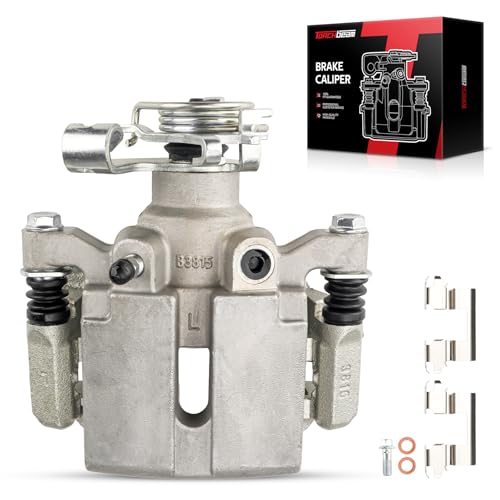 Image of Torchbeam Rear Brake Caliper Left for Chevrolet 2004-2012 Malibu, Pontiac 2005-2010 G6, Chevrolet 2008-2010 HHR, Saturn 2007-2009 Aura, Rear Left Caliper Replace # 18B4893