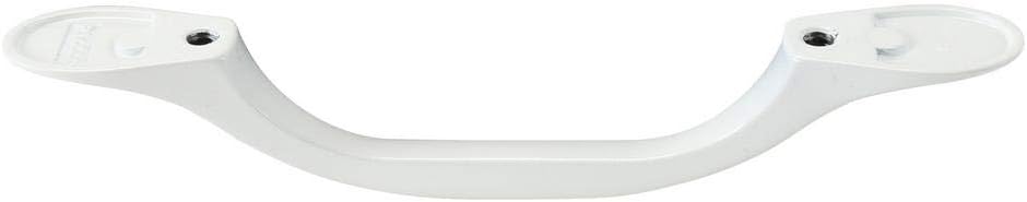 Hickory Hardware 1 Pack Solid Core Kitchen Cabinet Pulls, Luxury Cabinet Handles, Hardware for Doors & Dresser Drawers, 3 Inch Hole Center, White, Conquest Collection