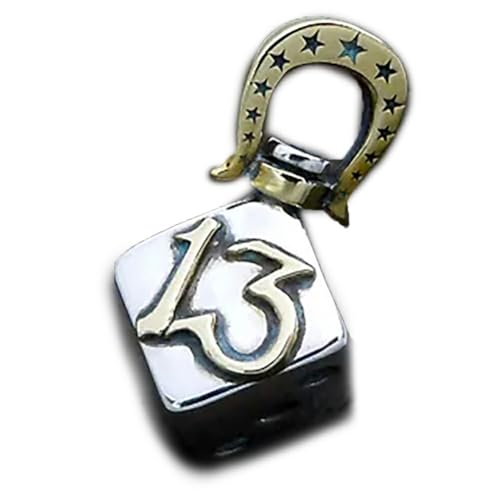 [Vh̑] Es Dice Pendant w/Thirteen y_ggbv `F[Ȃ Vo[ 925 _CX TCR Ύq  13  n S z[XV[