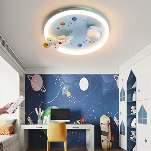 LED Rakete Deckenleuchte für Kinder, Flugzeug Deckenlampe Kinderzimmer...
