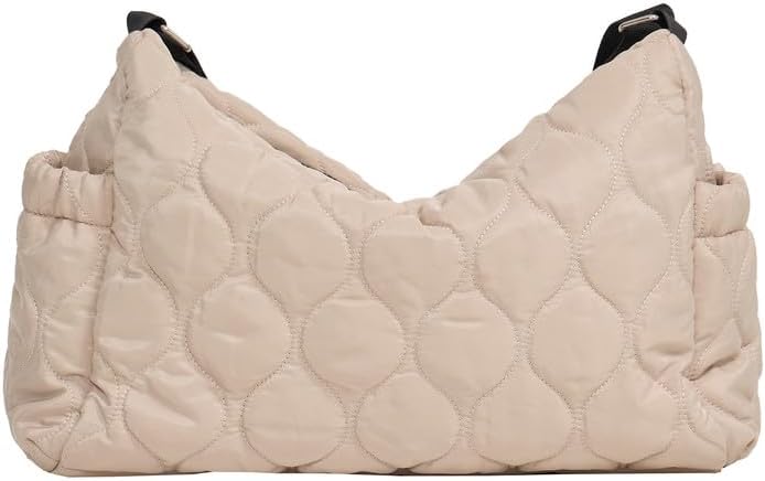 Danskin Women's Shoulder Handbag Purse Quilted Nylon