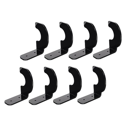 Hemoton Baseball Bat -Mounted Holder Hockey Bat Rack Acrylic Metal Home Display Storage Solution