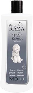 Champú para Perro de Agua Español Pelo Blanco - Mantiene, Realza y Matiza el Color Blanco - Champú Hidratante, Vegano y Biodegradable - Fabricado en España - 750 ml - MD-10 COLLECTION
