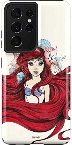 Skinit Pro Phone Case Compatible with Galaxy S21 Ultra 5G - Officially Licensed Disney The Little Mermaid Ariel Illustration Design