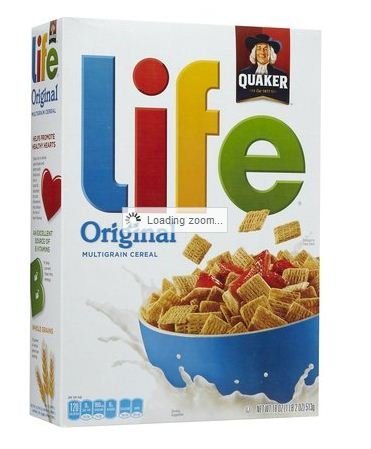 Quaker, Life Cereal, Original, 18oz Box (Pack of 3) by Life Cereal