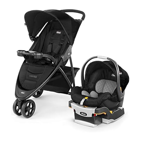 Chicco Viaro Travel System with Infant Car Seat and Base Cover