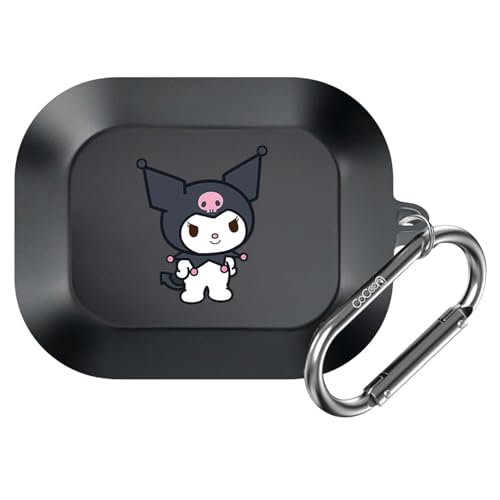 Image of Soft Silicone Case Cover Compatible for Realme Buds Air 8 (Kuromi)
