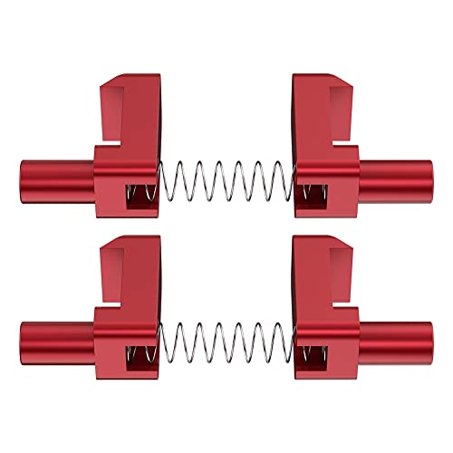 Alpha Rider for Geo Tracker/Suzuki Sidekick Soft Top Roof Latch 4X Clips/Tabs & 2X Springs (Red)