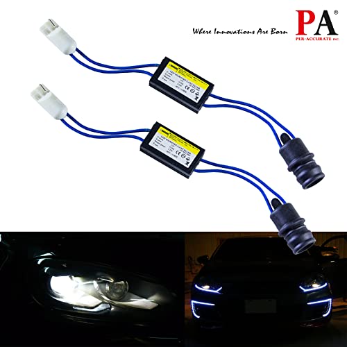 Pa Led 2X T10 / T15 168 921 Led Light Bulbs Canbus No Error Canceller Kit With Wiring Adapter Load Resistor #TOP4