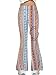 Women's Print Stretch Bell Bottom Flare Palazzo Pants Trousers S