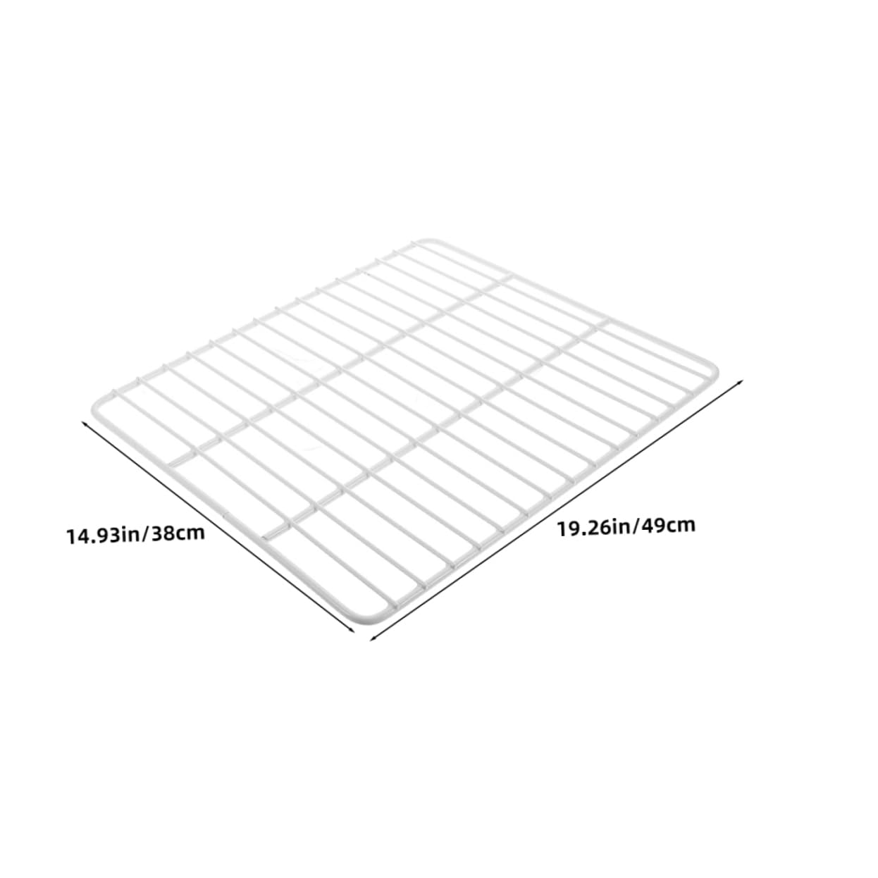 HAKIDZEL Refrigerator Wire Dividers Adjustable Freezer Partition for Organized Storage Commercial Display Cabinets and Household Freezers Mesh Shelf Separators