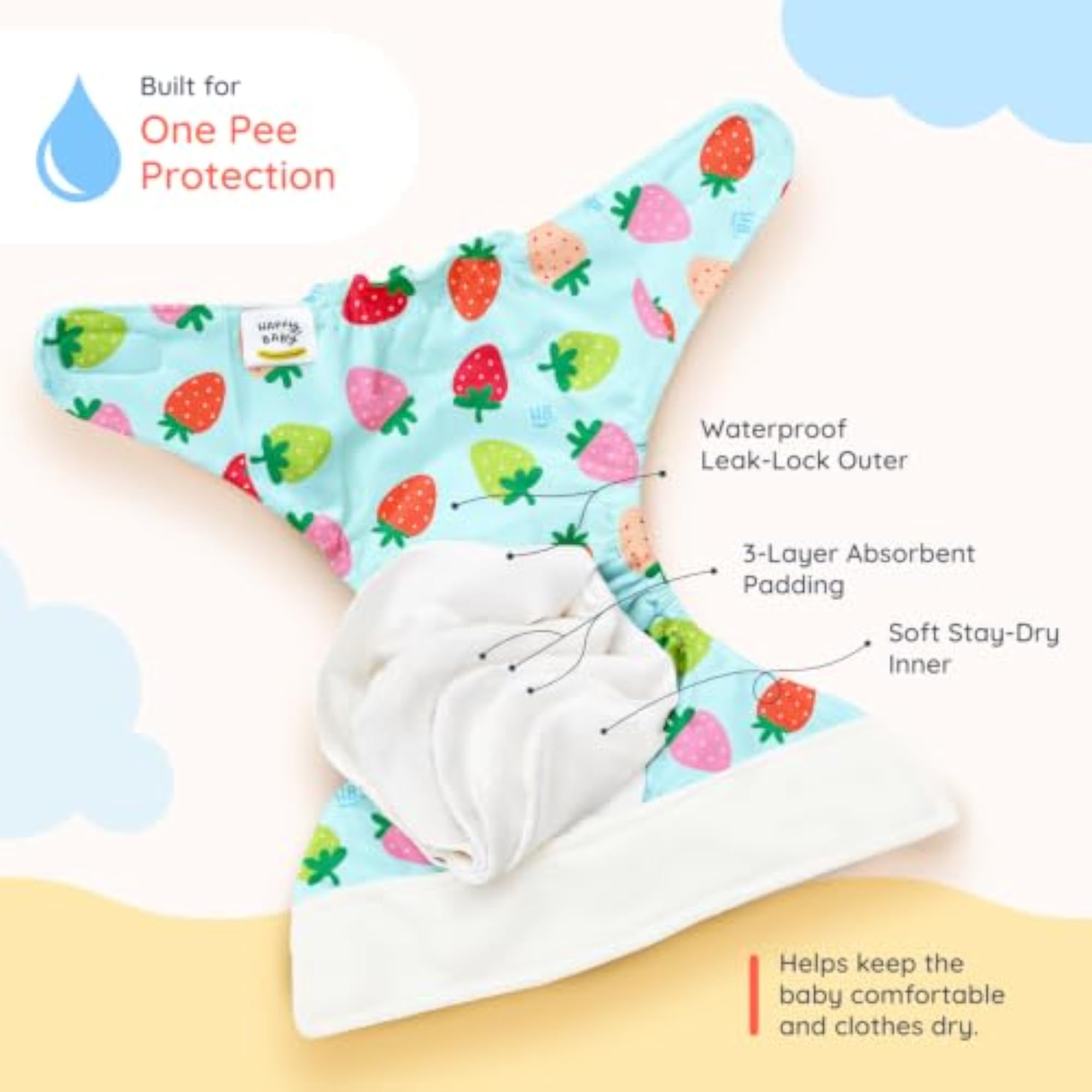 Company Advanced Nappy Pack of 2