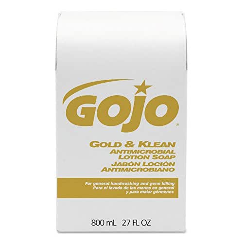 GOJO 800 Series Gold & Klean Antimicrobial Lotion Soap, 800