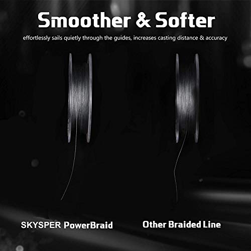 SKYSPER Filo Trecciato da Pesca 300m-328Yds PE 8