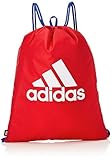 Tirare la chiusura. adidas Gymsack Sporttasche, Borsa Sportiva Unisex-Adulto, Scarle/Bianco/Blu Royal, Taglia Unica