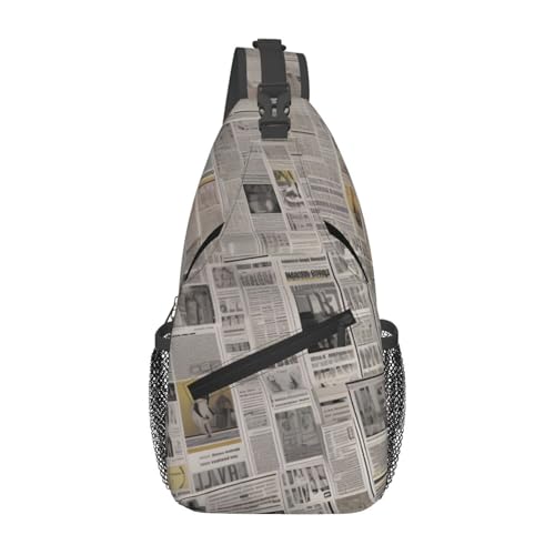 Bolso Crossbody Casual Unisex Negro para Viaje y Senderismo miniatura 1