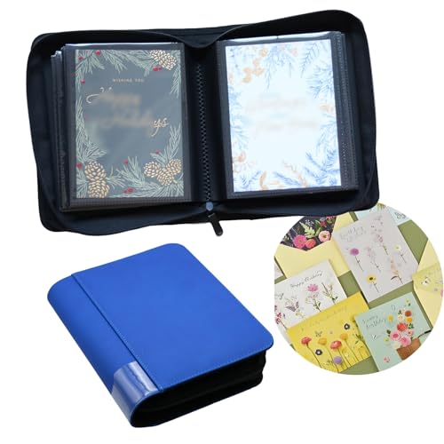 Magiarcana 82 Pocket 5x7 Greeting Card organizer Album,Christmas Card book