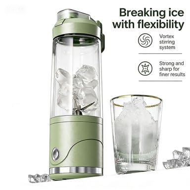 Nuevo Exprimidor inalámbrico portátil completamente automático, trituradora de hielo compacta for el hogar y exprimidor