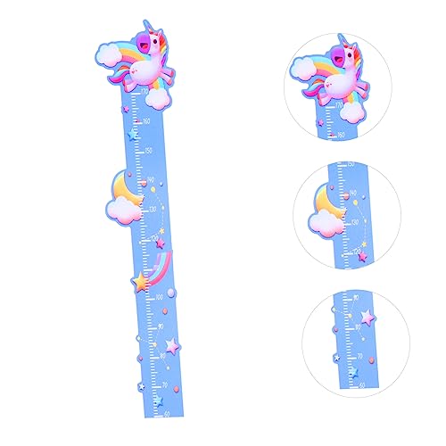 VICASKY 3piezas Pegatina De Crecimiento Infantil Medidor De Altura Animales De Cartoon Decoración Para Habitaciones De Niño Niña Autoadhesiva y Reutilizable