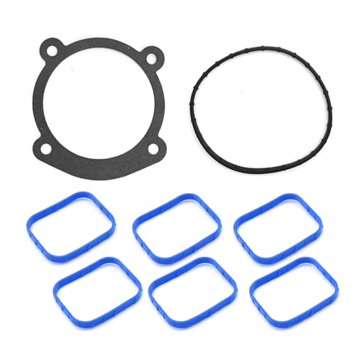 Image of MS972401 Lower Upper Intake Manifold Gasket Set Replacement for GMC Acadia 3.6L 2009 2010 2011 2012 2013 2014 2015 2016 Chevy Camaro Colorado Cadillac Buick Replaces 111076701 MS19932