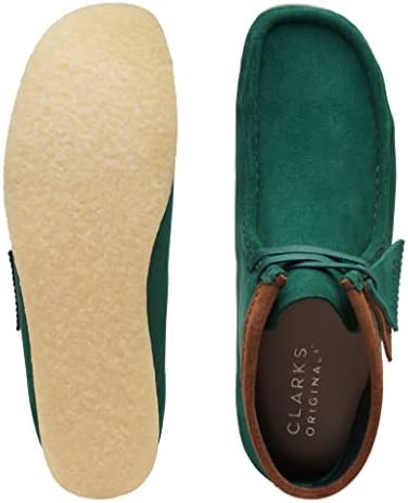 Clarks Men's Wallabee Boot Dark Green Suede (us_footwear_size_system, adult, men, numeric, medium, numeric_8) | Image 7