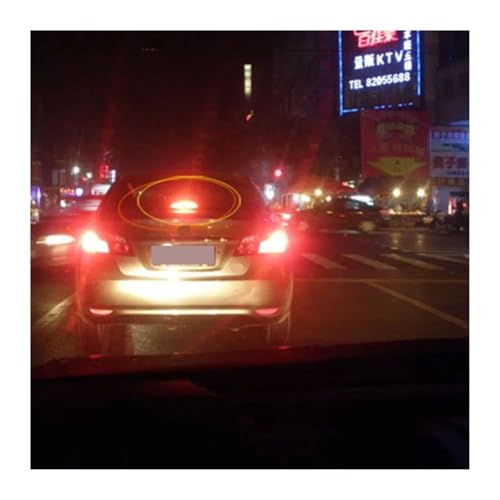 3ème feu stop feu d'avertissement automobile 12V 24 LED éclairage rouge