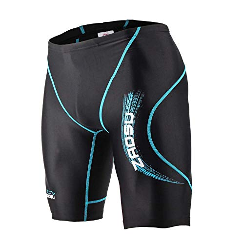 ZAOSU Wettkampf-Schwimmhose Z-Black VITA - Badehose für Jungen und Herren, Farbe:blau, Größe:4