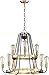Maxim 11737OIAB Haven Minimalistic Metal Band Chandelier, 9-Light 540 Watts, 24"H x 27"W, Oil Rubbed Bronze / Antique Brass