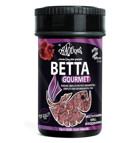 Haquoss Betta Gourmet - Pienso Natural para Betta, 100 ml/25 g