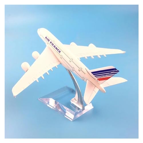 Jouet d'avion en métal A380 réplique miniature 1:400 collection vintage