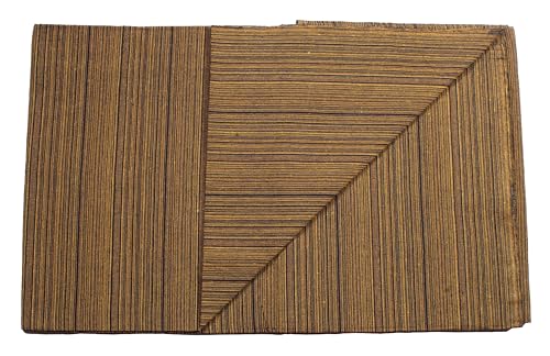 Image of THARUNSHA ELITE 100% Natural Pure Cotton All Weather Blanket /Solapur Bedsheet /Top Sheet /AC Comforter Elegant Design- Single Size 60 inches x 90 inches Set of 1 (Dark Biscuit)