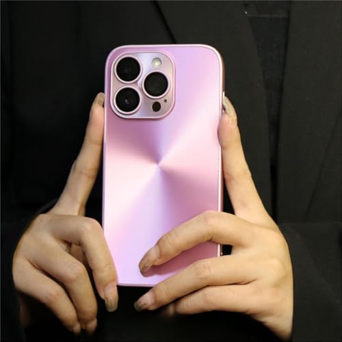Coque laser iPhone 13 ProMax pour briller en soirée violet clair