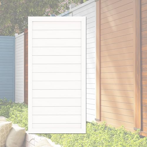 120x60cm ���C�� �ډB���t�F���X�p�l�� UV�J�b�g�h���v���C�o�V�[�X�N���[�� �ό� �ȒP�g�� ���O�o���A �p�e�B�I �o���R�j�[ �� ����Ή�(White)
