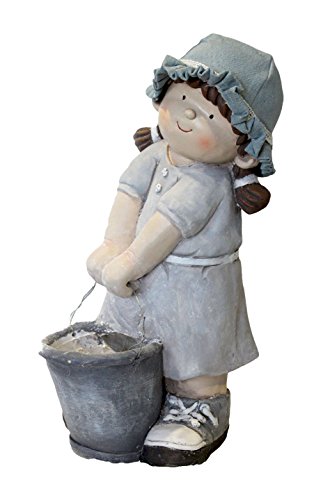 Girl with Bucket Outdoor Resin