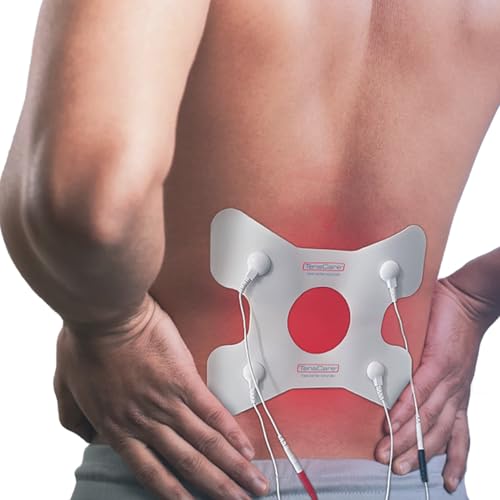 TensCare Electrodo Específico para TENS/EMS para Alivio del Dolor de Espalda – Alta Adherencia, Clínicamente Comprobado, Fácil de Despegar y Aplicar, Compatible con Dispositivos TensCare