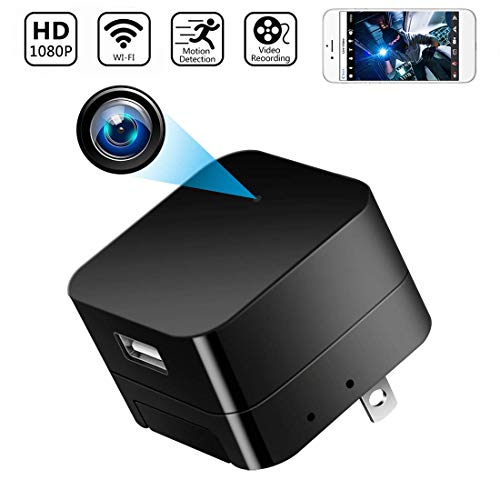 Spy Camera Wireless Hidden Cameras Charger Nanny Cam USB Wall Adapter HD 1080P