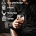 Kemstood Whiskey Decanter Sets for Men - Etched World Globe Design with Wood Stand & 2 Glass - Ideal for Dignified Drinking, Home Decor - Unique Whiskey Gifts for Men - 28 oz / 850 ml Capacity