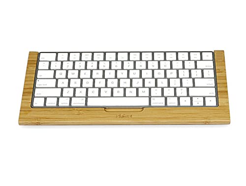 COMPUAE - Samdi Wood Keyboard Tray Stand Holder for New Apples Bluetooth Mаɡiс Keyboard 2